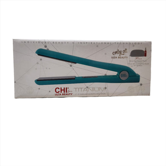 HI Titanium 1" Flat Iron – Teal ULTA Exclusive Hair Straightener - Unrestricted Goods