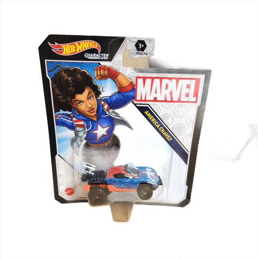 Hot Wheels Marvel America Chavez Character Car – 1:64 Scale by Mattel - Unrestricted Goods