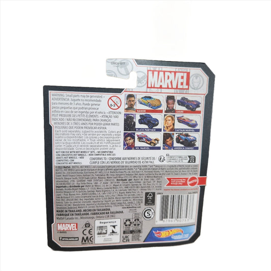 Hot Wheels Marvel Captain Marvel Character Car – 1:64 Die - Cast by Mattel, Collector’s Edition - Unrestricted Goods