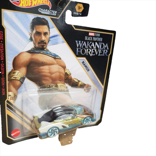 Hot Wheels Marvel Namor Character Car – Black Panther Wakanda Forever Die - Cast by Mattel - Unrestricted Goods