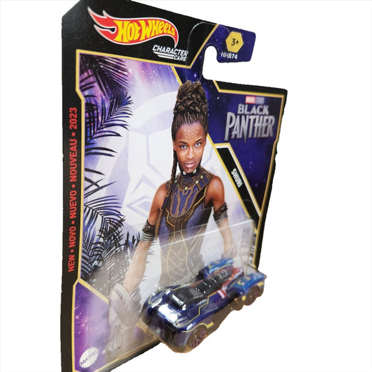 Hot Wheels Marvel Shuri Character Car – Black Panther Disney 100 Edition by Mattel (1:64 Scale Die - Cast) - Unrestricted Goods