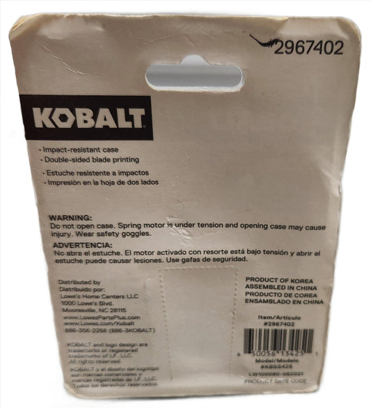 Kobalt 25 - ft Stainless Steel Tape Measure – Heavy - Duty, Rust - Resistant Measuring Tool - Unrestricted Goods