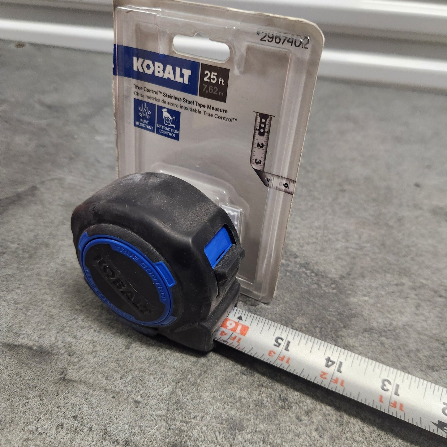 Kobalt 25 - ft Stainless Steel Tape Measure – Heavy - Duty, Rust - Resistant Measuring Tool - Unrestricted Goods
