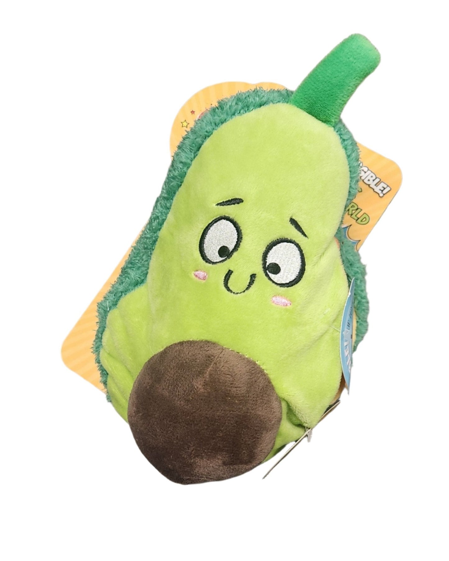 OMG! Suprise Flip Dog Toy, Avocado/ Taco with Squeaker - Unrestricted Goods