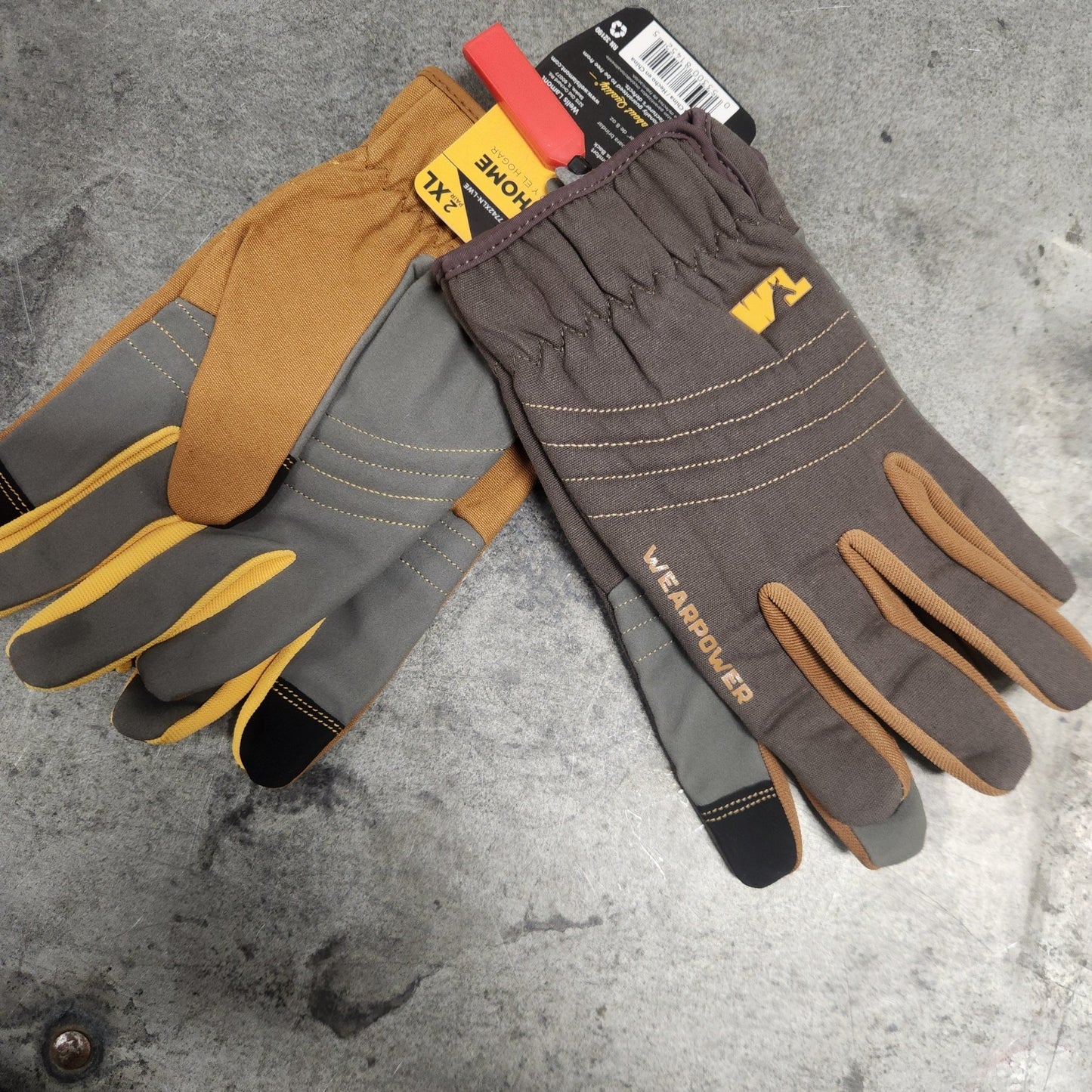 Wells Lamont Hi - Dexterity Synthetic Leather Work Gloves XL – 2 - Pack for Home & Jobsite Protection - Unrestricted Goods