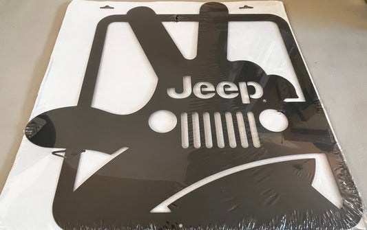 Jeep Metal Wall Art – Rugged Off - Road Style - Unrestricted Goods