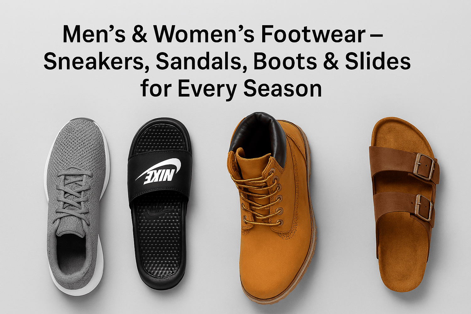 Men’s & Women’s Footwear – Sneakers, Sandals, Boots & Slides for Every Season - Unrestricted Goods