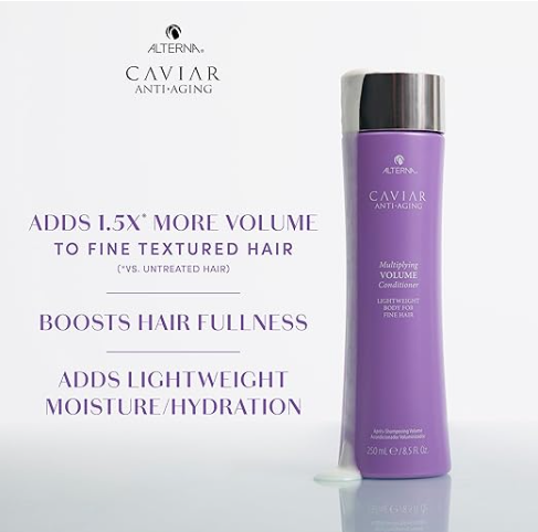 CAVIAR Anti-Aging Multiplying Volume Conditioner 16.5 Fl Oz, For Fine, Limp or Thin Hair, Create Instant Volume and Thickness, Sulfate Free