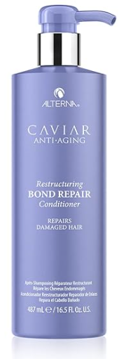 CAVIAR Anti-Aging Restructuring Bond Repair Conditioner, or Brittle, Damaged and Split Ends, Repairs, Strengthens & Protects Damaged Hair, Sulfate Free