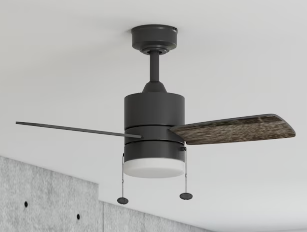 Harbor Breeze Monroem 32-in Bronze Indoor Ceiling Fan with Light (3-Blade)