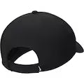 Back view of black Nike Club Hat showing hook-and-loop strap and breathable panels for a secure, comfortable fit.