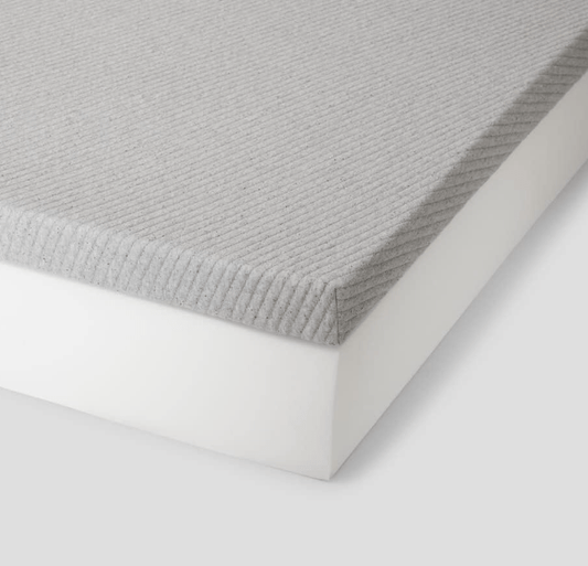 Casper Sleep Comfy 3 - Inch Twin XL Mattress Topper – Breathable, Supportive Foam in Gray - Unrestricted Goods