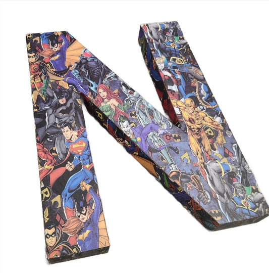 DC Comics 3D Wall Art – Letter N | Superhero Decor 8x10 Inch Print - Unrestricted Goods