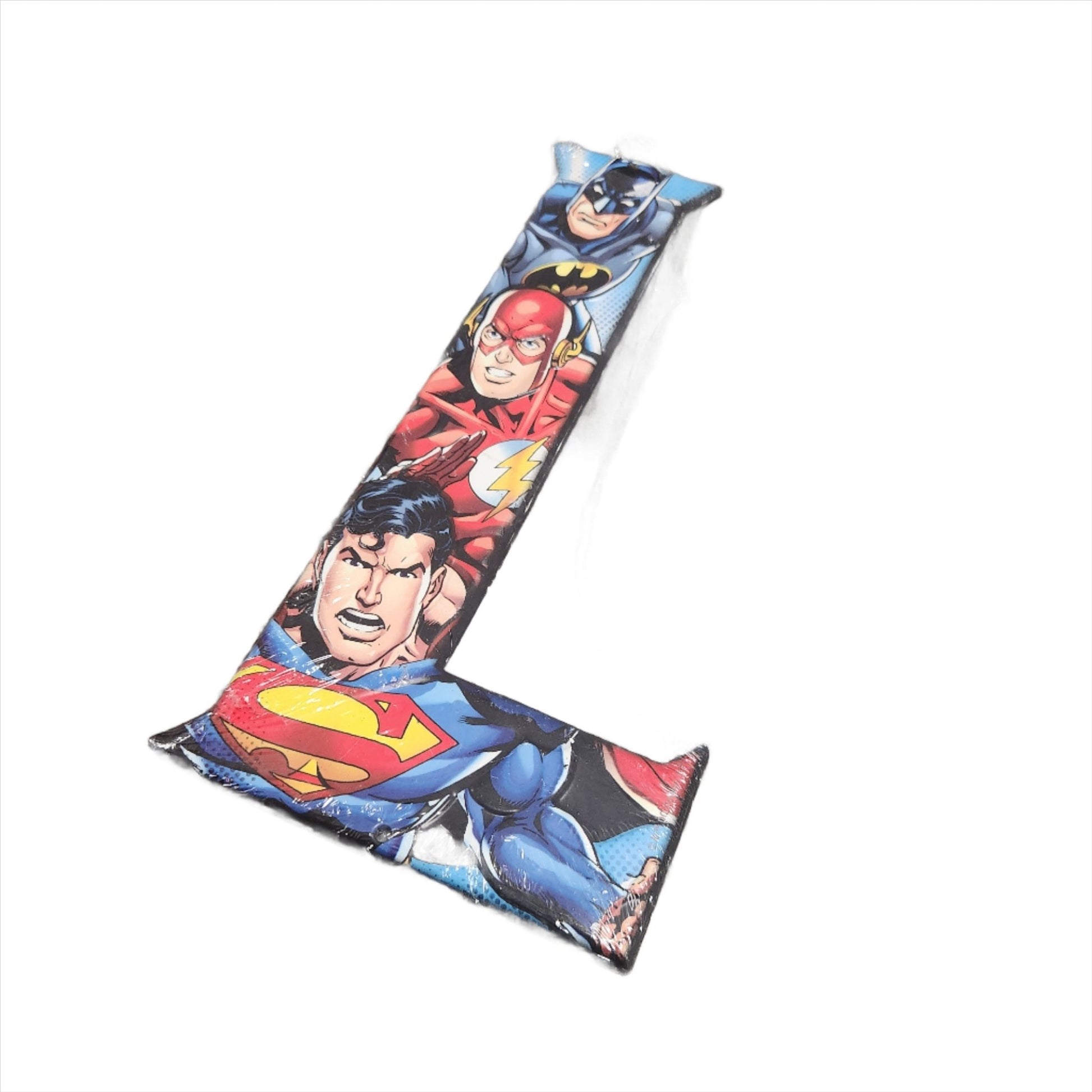 DC Comics 3D Wall Art – Superman, Batman & The Flash Featured Letter "L" Superhero Decor 5x10 Inch Print - Unrestricted Goods