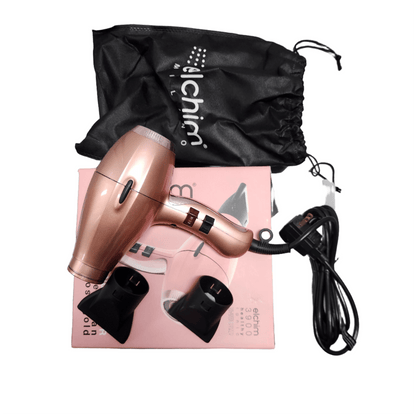 Elchim 3900 Healthy Ionic Hair Dryer – Venetian Rose Gold, Made in Italy - Unrestricted Goods