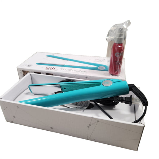 HI Titanium 1" Flat Iron – Teal ULTA Exclusive Hair Straightener - Unrestricted Goods