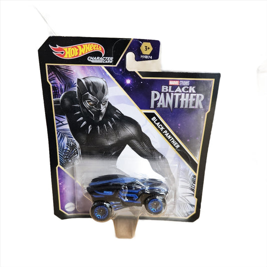 Hot Wheels Marvel Black Panther Character Car – 1:64 Scale Die - Cast by Mattel - Unrestricted Goods