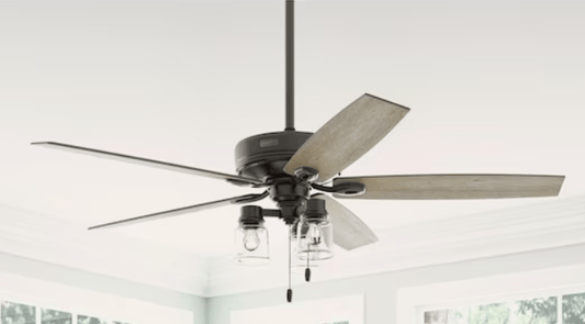 Hunter Bristlecone 60 - in Noble Bronze Indoor Ceiling Fan with Light (5 - Blade) - Unrestricted Goods