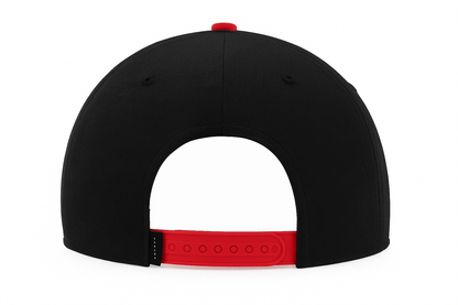 Jordan Pro Jumpman Snapback Hat – Black/Red Classic Flat Bill Cap with Embroidered Logo - Unrestricted Goods