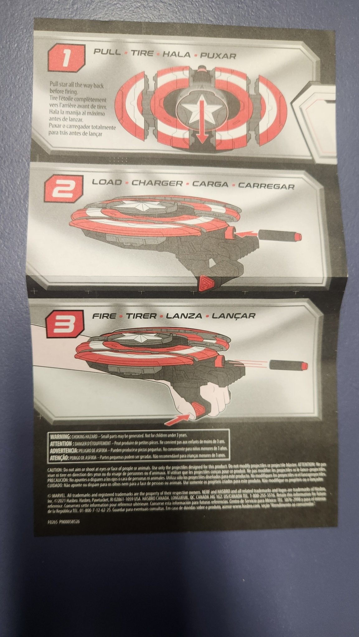 Marvel Avengers Mech Strike Captain America Strikeshot Shield – Nerf Dart Launcher - Unrestricted Goods