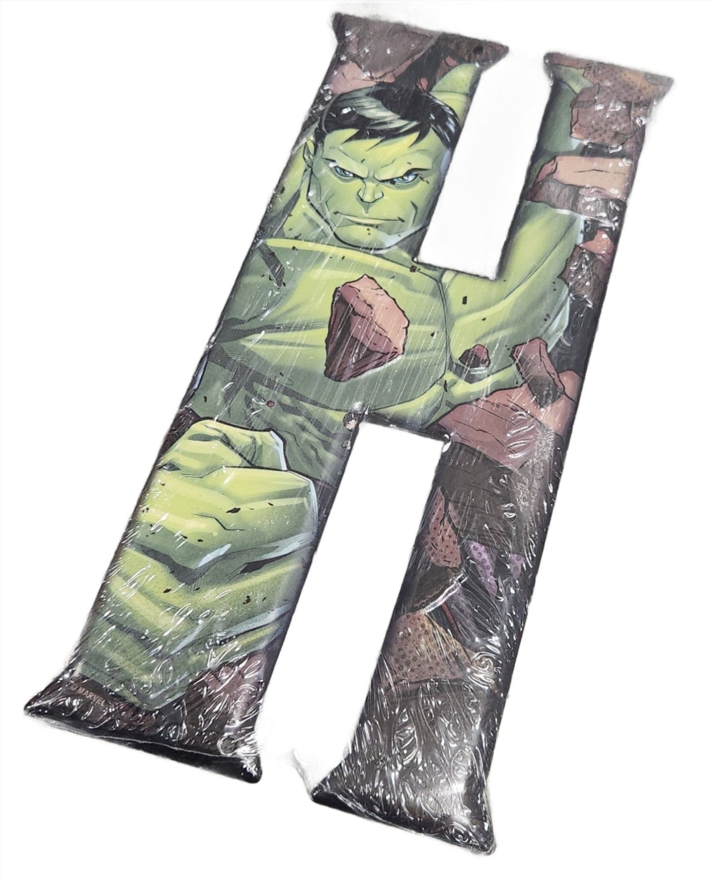 Marvel Hulk “H” Wall Decor – 5x10 Inch Wooden Sign Featuring Hulk Letter Art - Unrestricted Goods