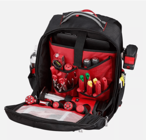 Milwaukee Low Profile Tool Backpack 22 Pockets - Unrestricted Goods