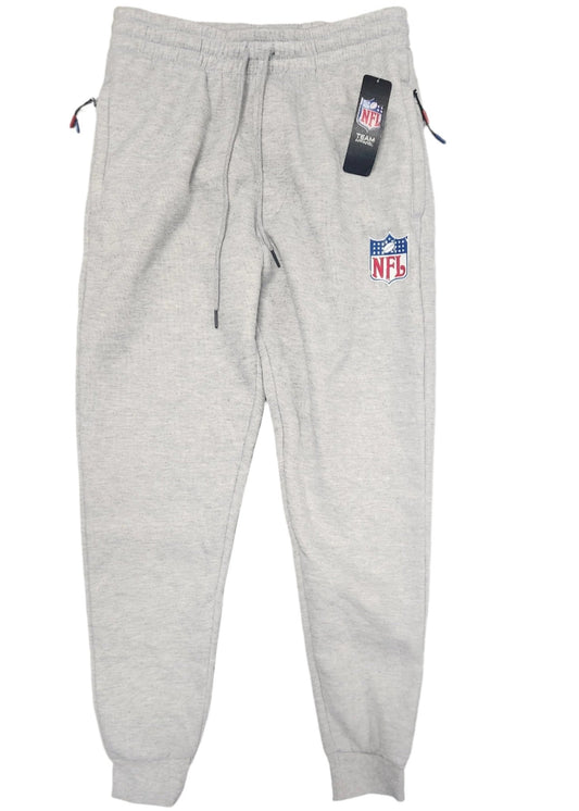 NFL Jogger Sweatpants – Comfort Fit, Elastic Waistband, Zipper Pockets, Medium Size - Unrestricted Goods