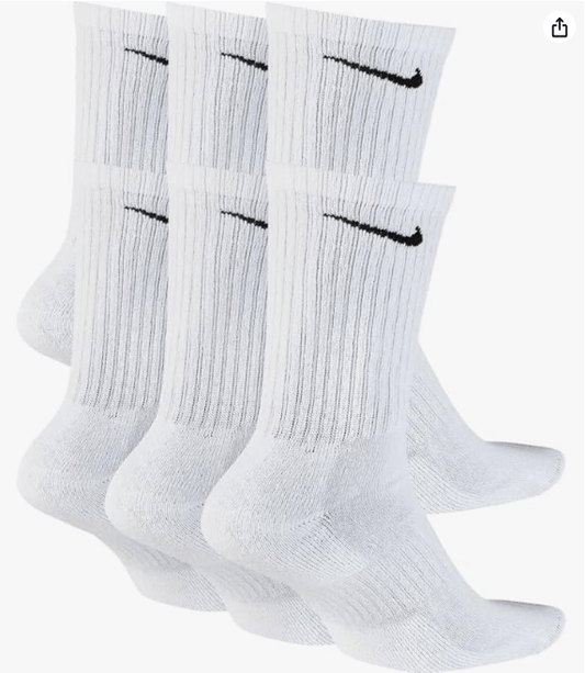 Nike Everyday Cushioned Training Crew Socks – 6 Pairs, Mens - Unrestricted Goods
