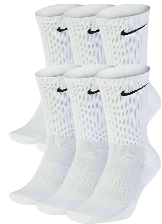 Nike Everyday Cushioned Training Crew Socks – 6 Pairs, Mens - Unrestricted Goods