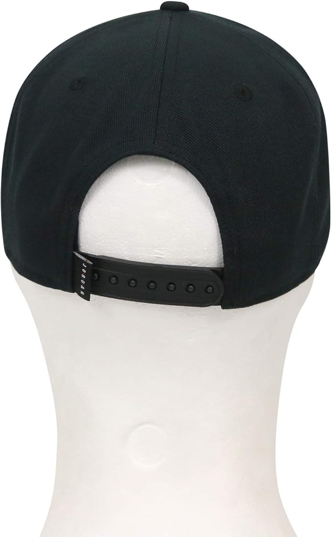 Nike Jordan Pro Jumpman Snapback Hat – Men's & Unisex Adjustable Cap Black and White - Unrestricted Goods