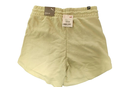 PUMA Women’s Essential High‑Waist Shorts – Spring Moss – Size M – 2 Pockets - Unrestricted Goods