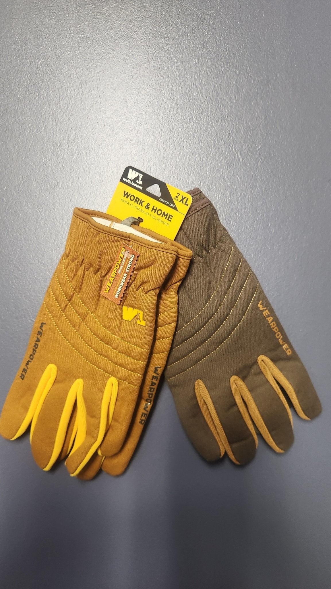Wells Lamont Hi - Dexterity Synthetic Leather Work Gloves – 2 - Pack for Home & Jobsite - Unrestricted Goods
