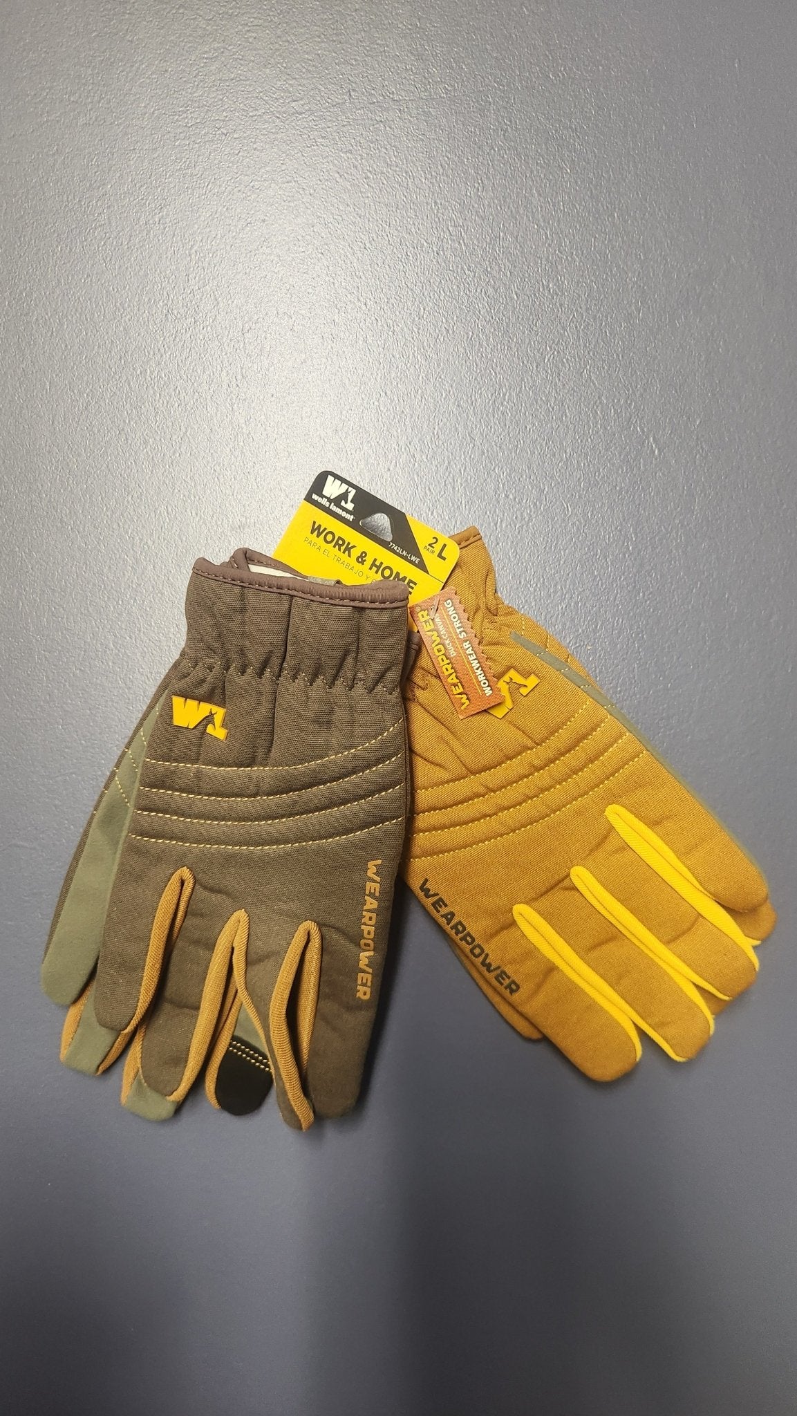 Wells Lamont Hi - Dexterity Synthetic Leather Work Gloves – 2 - Pack for Home & Jobsite - Unrestricted Goods