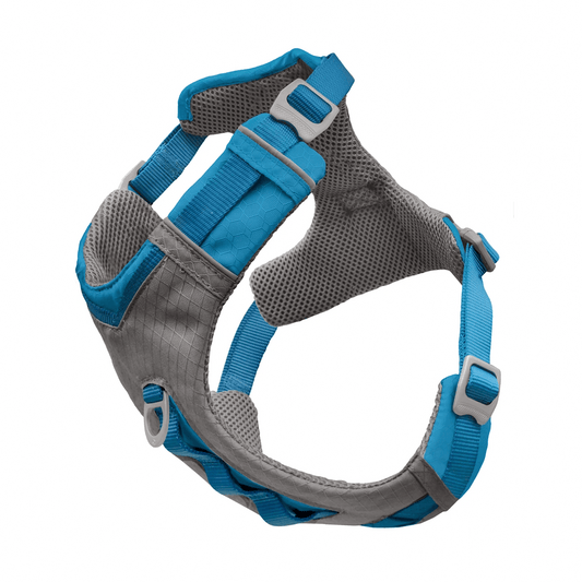 Kurgo Journey Air Dog Harness – Large Grey/Blue No - Pull Vest for Active Dogs, Hiking & Walking - Unrestricted Goods