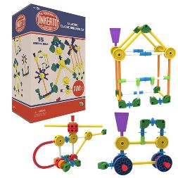  - Tinkertoy Classic Building Set – 15 Models & 100 Pieces for Creative STEM Play, Ages 3+ - Unrestricted Goods